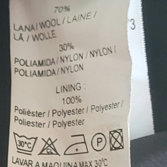 Savage Culture Grey Wool lined skirt - Picture 9 of 11